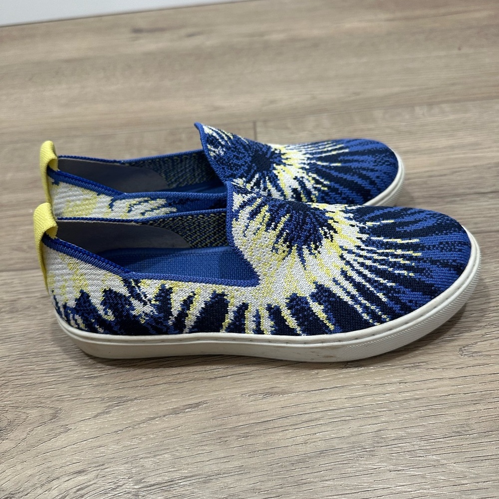 Rothy's The Kids Sneaker Blue Burst colorway